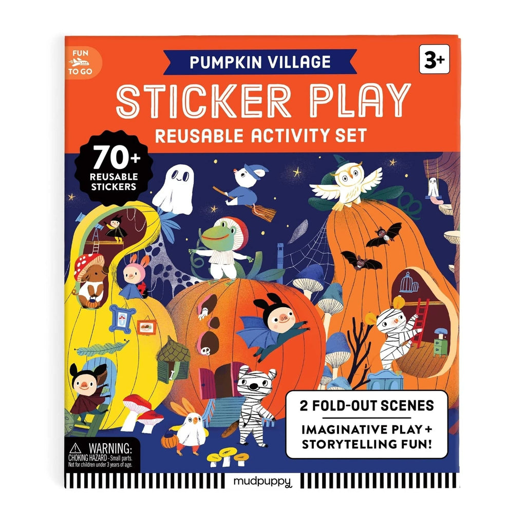 Pumpkin Village Sticker Play Reusable Activity Set Chronicle Books - Mudpuppy Toys & Games - Art & Drawing Toys