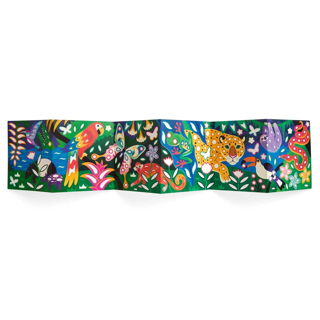Rainforest Life Sticker Sparkle Poster Activity Kit Chronicle Books - Mudpuppy Toys & Games - Art & Drawing Toys