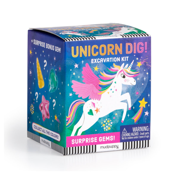 Unicorn Dig Excavation Kit Chronicle Books - Mudpuppy Toys & Games - Art & Drawing Toys