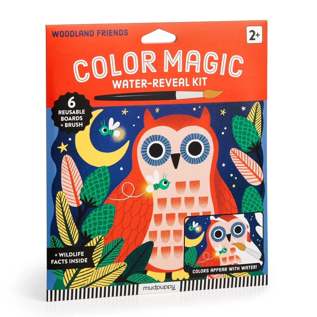 Woodland Friends Color Magic Water-Reveal Kit Chronicle Books - Mudpuppy Toys & Games - Art & Drawing Toys