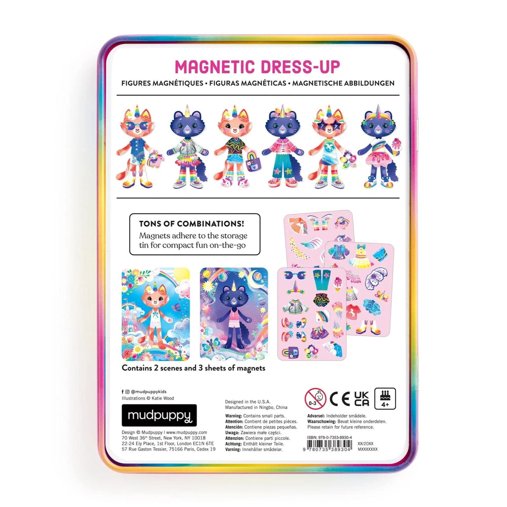 Cat-icorn Magnetic Dress-Up Play Set Chronicle Books - Mudpuppy Toys & Games