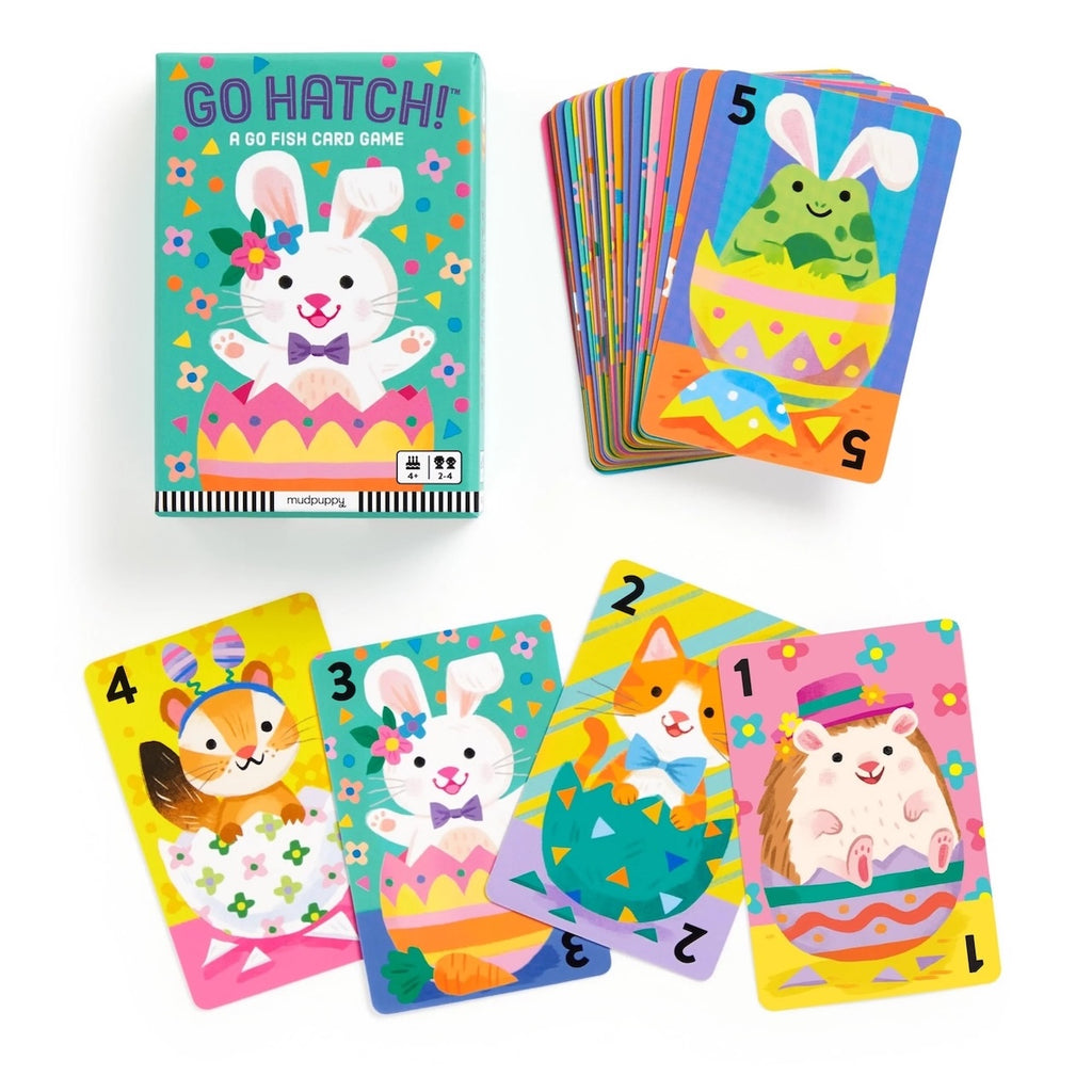 Go Hatch! A Go Fish Card Game! Chronicle Books - Mudpuppy Toys & Games - Puzzles & Games - Games