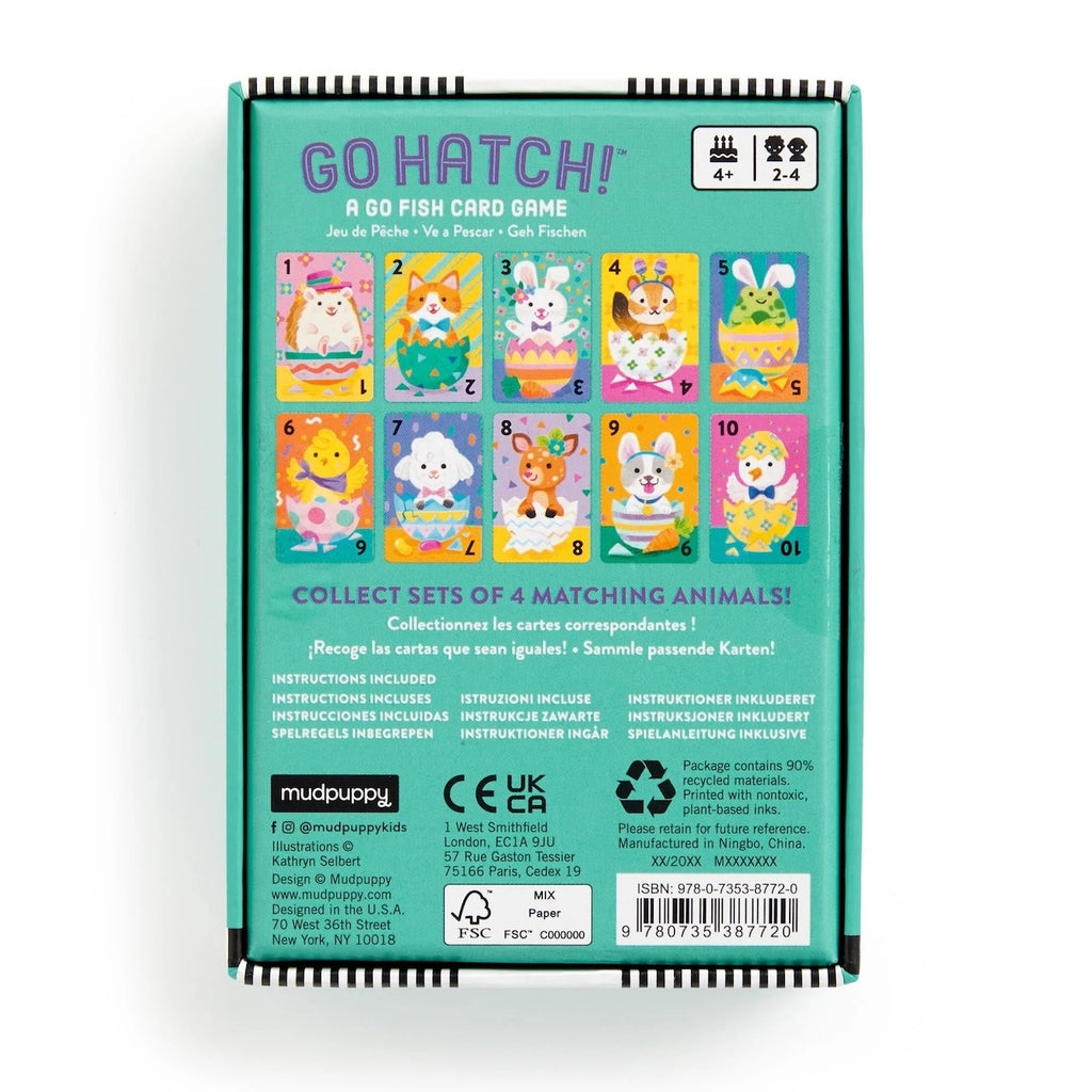 Go Hatch! A Go Fish Card Game! Chronicle Books - Mudpuppy Toys & Games - Puzzles & Games - Games