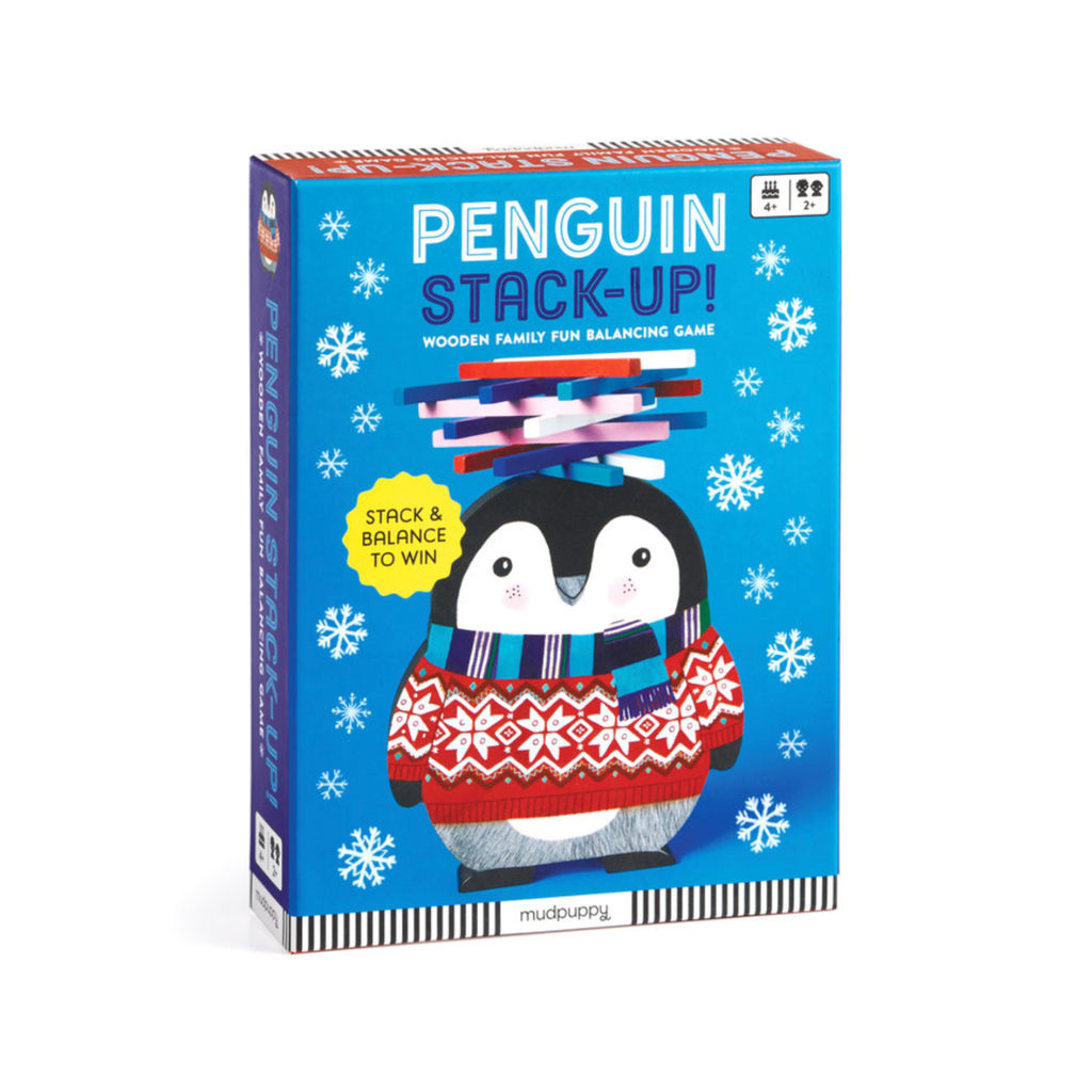 Pengion Stack-Up! Wooden Balancing Game Chronicle Books - Mudpuppy Toys & Games - Puzzles & Games - Games