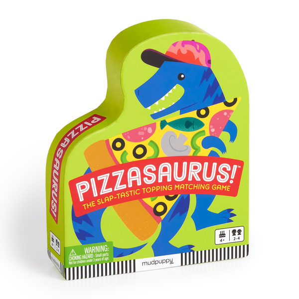 Pizzasaurus! Shaped Box Game Chronicle Books - Mudpuppy Toys & Games - Puzzles & Games - Games