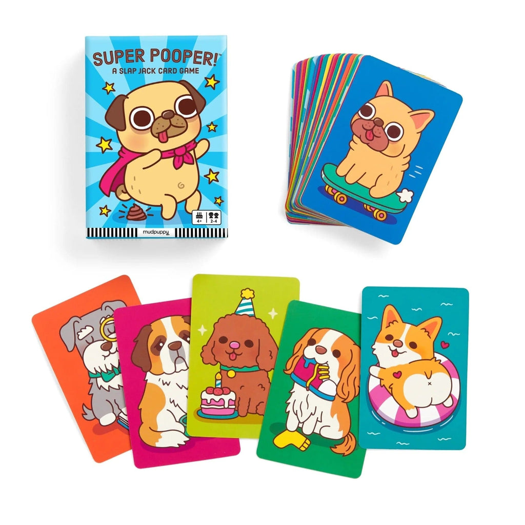 Super Pooper! Card Game Chronicle Books - Mudpuppy Toys & Games - Puzzles & Games - Games