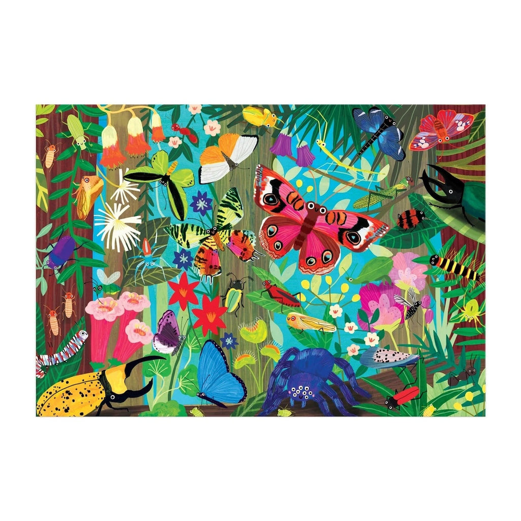 Bugs & Butterflies 100 Piece Jigsaw Puzzle Chronicle Books - Mudpuppy Toys & Games - Puzzles & Games - Jigsaw Puzzles