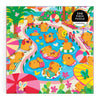 Capybara Pool Day Family Puzzle 500 Piece Jigsaw Puzzle Chronicle Books - Mudpuppy Toys & Games - Puzzles & Games - Jigsaw Puzzles