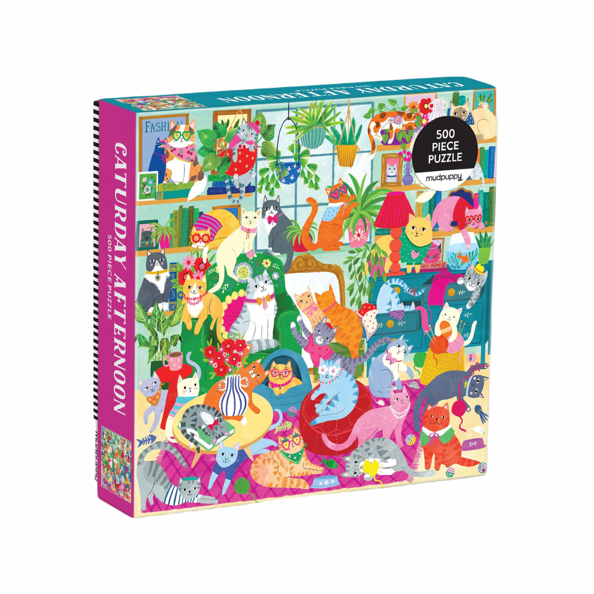 Bookshop Afternoon 500 Teile Puzzle - Foil Puzzle Mit Buchladen Motiv