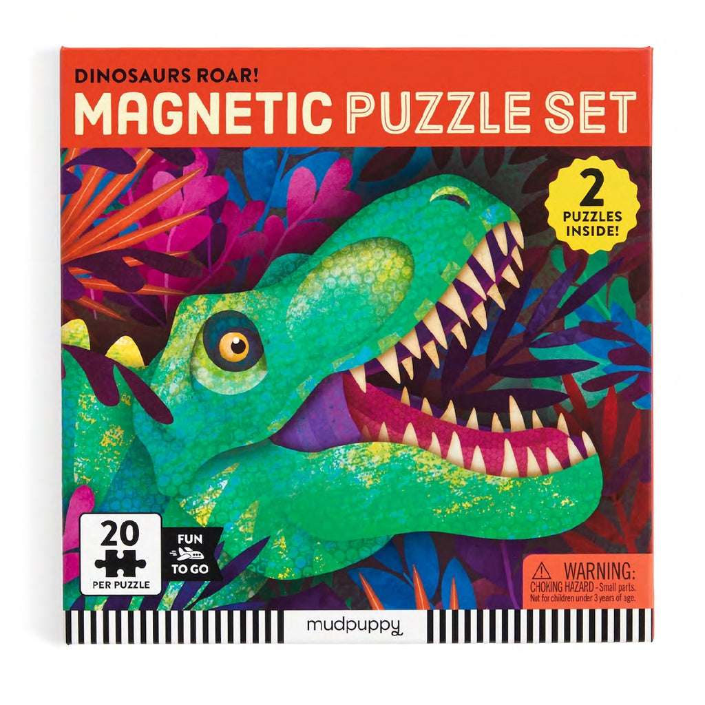 Dinosaurs Roar! Magnetic Puzzles Chronicle Books - Mudpuppy Toys & Games - Puzzles & Games - Jigsaw Puzzles