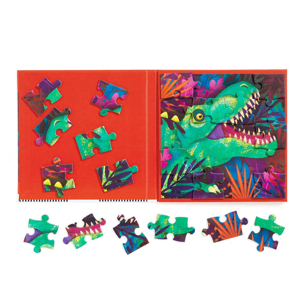 Dinosaurs Roar! Magnetic Puzzles Chronicle Books - Mudpuppy Toys & Games - Puzzles & Games - Jigsaw Puzzles