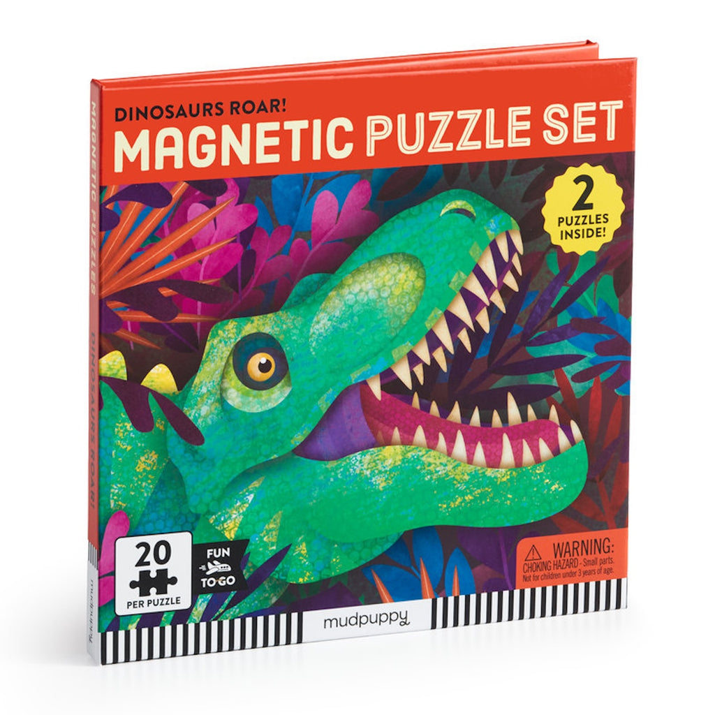 Dinosaurs Roar! Magnetic Puzzles Chronicle Books - Mudpuppy Toys & Games - Puzzles & Games - Jigsaw Puzzles