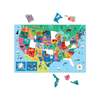 Map Of The USA Giant Floor 50 Piece Jigsaw Puzzle Chronicle Books - Mudpuppy Toys & Games - Puzzles & Games - Jigsaw Puzzles