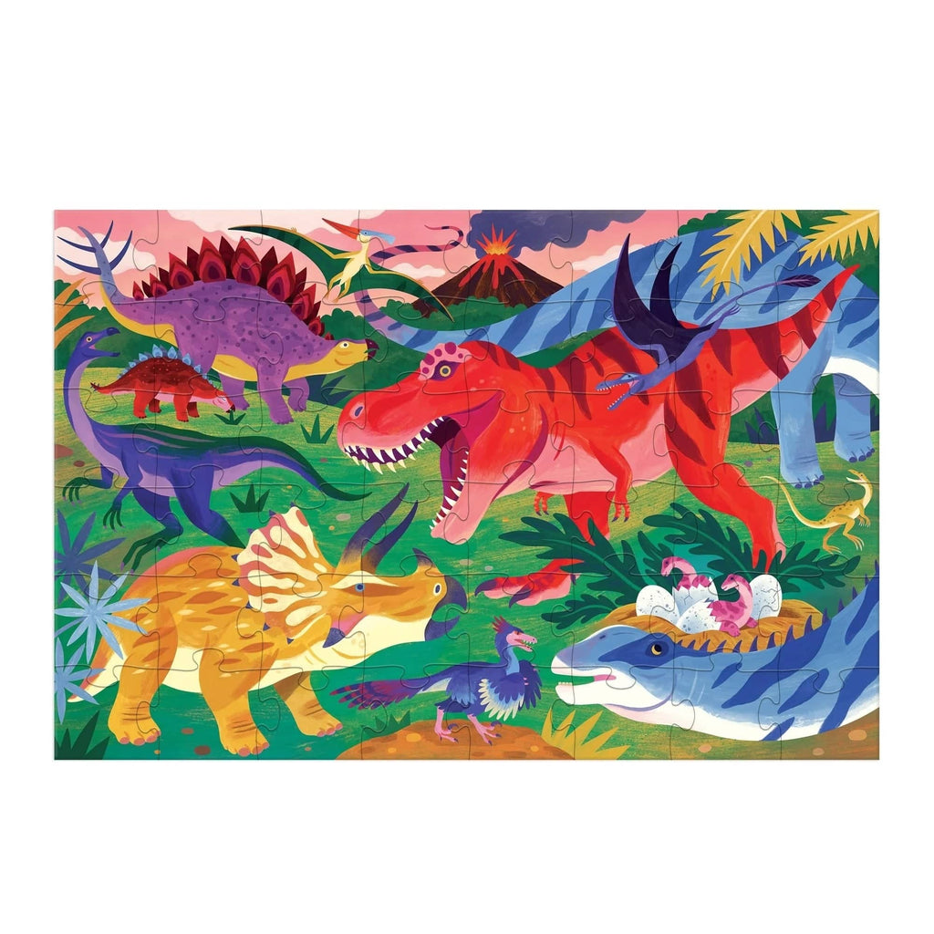 Mighty Dinosaurs Giant Floor 48 Piece Jigsaw Puzzle Chronicle Books - Mudpuppy Toys & Games - Puzzles & Games - Jigsaw Puzzles