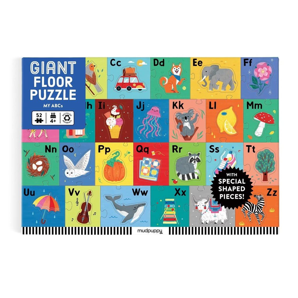 My ABCs Giant Floor 52 Piece Jigsaw Puzzle Chronicle Books - Mudpuppy Toys & Games - Puzzles & Games - Jigsaw Puzzles