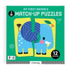 My First Animals Match-Up 2 Piece Jigsaw Puzzles Chronicle Books - Mudpuppy Toys & Games - Puzzles & Games - Jigsaw Puzzles