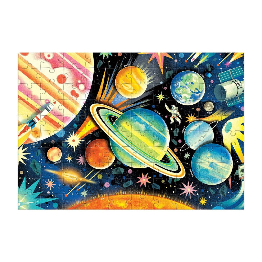 Outer Space 100 Piece Jigsaw Puzzle Chronicle Books - Mudpuppy Toys & Games - Puzzles & Games - Jigsaw Puzzles