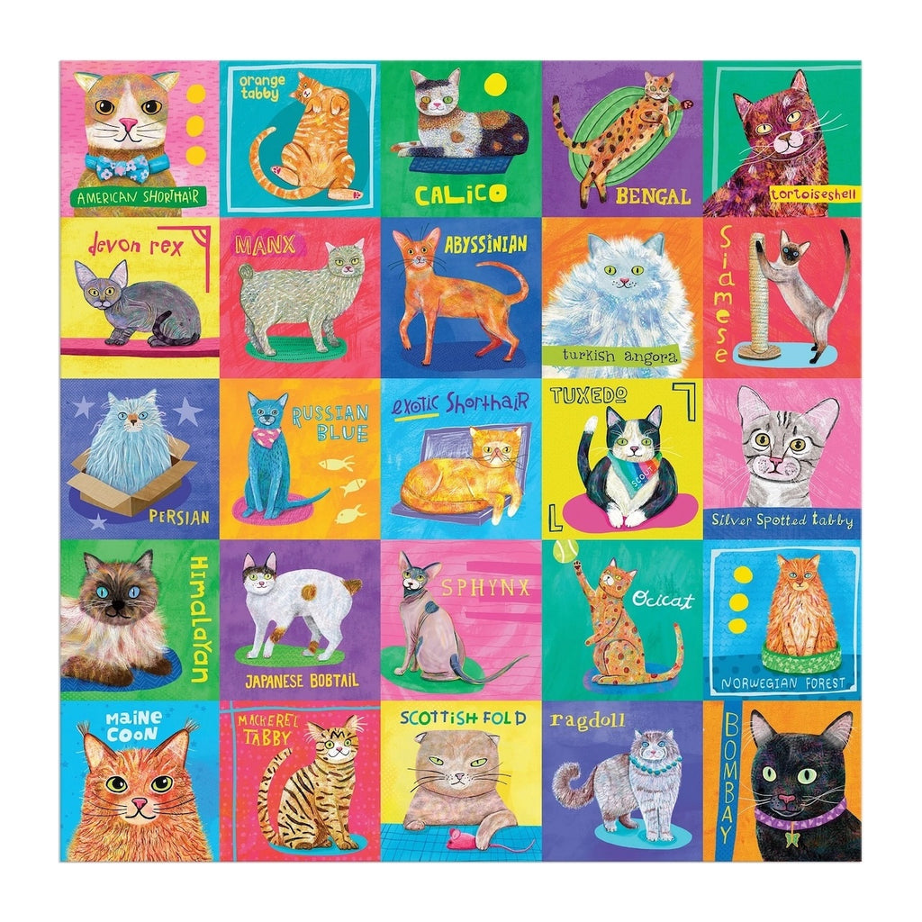 Purr-fect Portraits Family Puzzle 500 Piece Jigsaw Puzzle Chronicle Books - Mudpuppy Toys & Games - Puzzles & Games - Jigsaw Puzzles