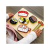 Sushi Friends Wooden Tray 6 Piece Jigsaw Puzzle Chronicle Books - Mudpuppy Toys & Games - Puzzles & Games - Jigsaw Puzzles
