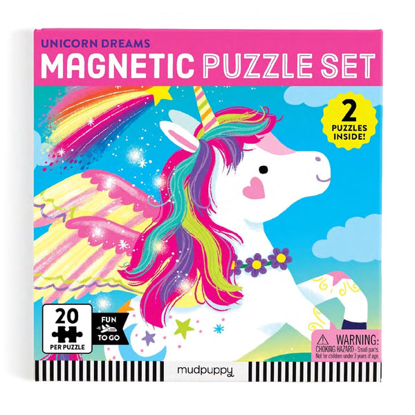 Unicorn Dreams Magnetic Puzzles Chronicle Books - Mudpuppy Toys & Games - Puzzles & Games - Jigsaw Puzzles