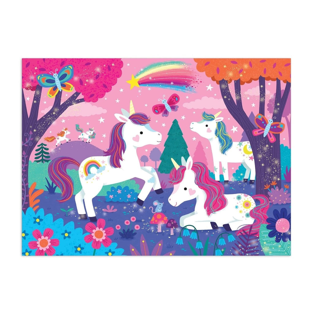 Unicorn Magic 48 Piece Jigsaw Puzzle Chronicle Books - Mudpuppy Toys & Games - Puzzles & Games - Jigsaw Puzzles