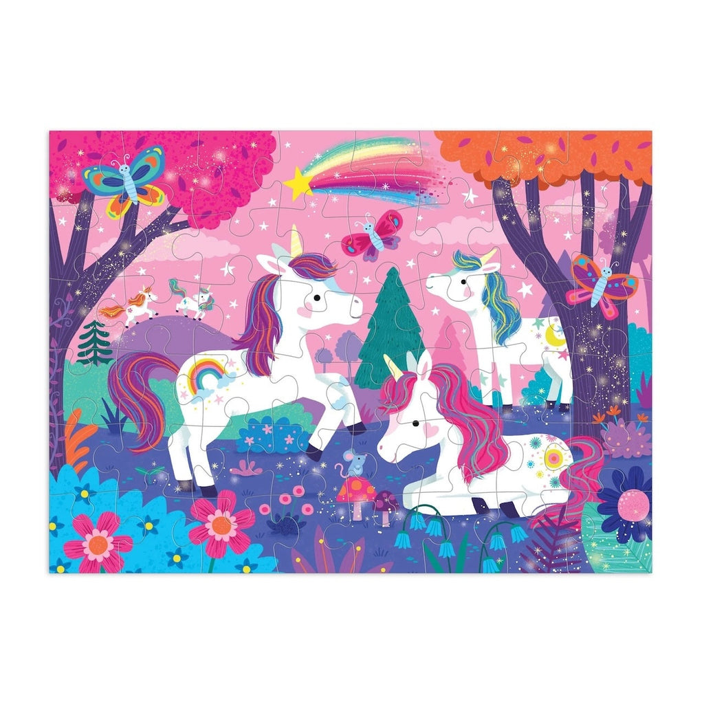 Unicorn Magic 48 Piece Jigsaw Puzzle Chronicle Books - Mudpuppy Toys & Games - Puzzles & Games - Jigsaw Puzzles