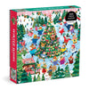 Winter Whirl Family 500 Piece Jigsaw Puzzle Chronicle Books - Mudpuppy Toys & Games - Puzzles & Games - Jigsaw Puzzles