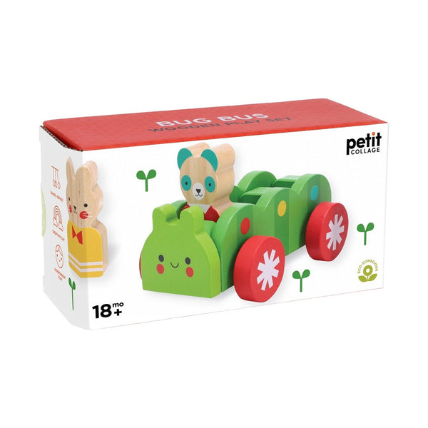 Bug Bus Wooden Play Set Chronicle Books - Petit Collage Baby & Toddler - Baby Toys & Activity Equipment