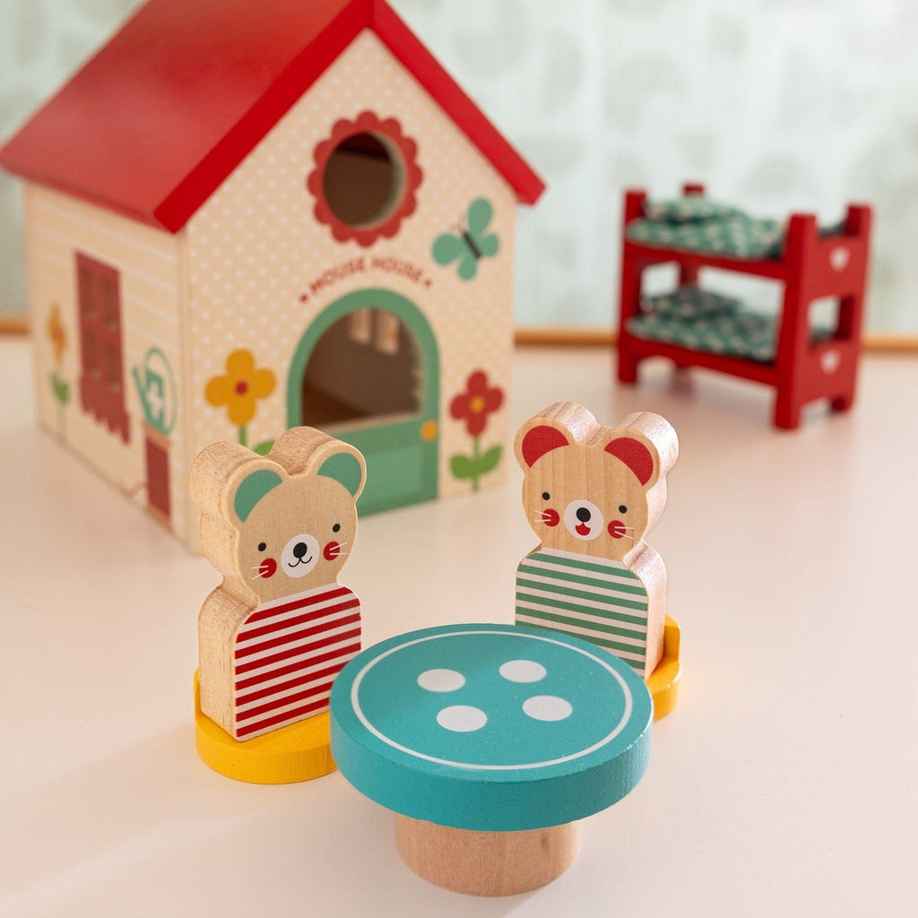 Mouse House Wooden Play Set Chronicle Books - Petit Collage Baby & Toddler - Baby Toys & Activity Equipment