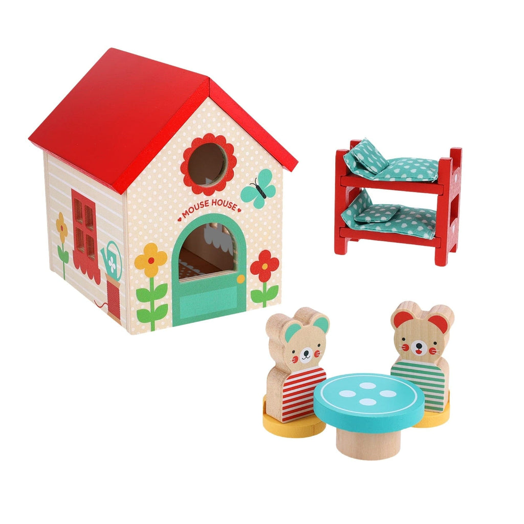Mouse House Wooden Play Set Chronicle Books - Petit Collage Baby & Toddler - Baby Toys & Activity Equipment