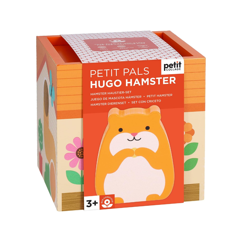 Petit Pals Hugo Hamster Set Chronicle Books - Petit Collage Baby & Toddler - Baby Toys & Activity Equipment