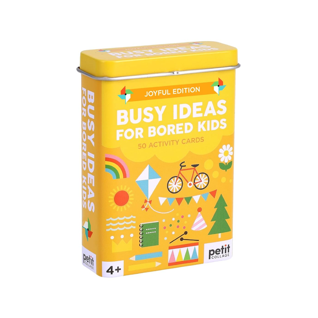 Busy Ideas For Bored Kids Joyful Edition Pack Chronicle Books - Petit Collage Books - Card Decks