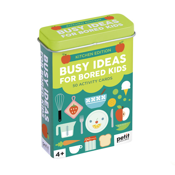 Busy Ideas For Bored Kids - Kitchen Edition Deck Chronicle Books - Petit Collage Books - Card Decks