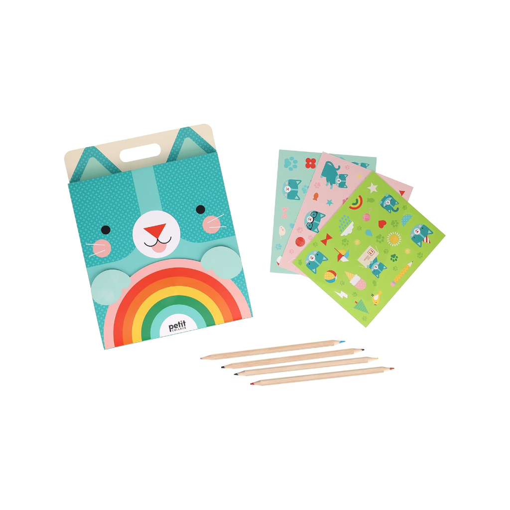 Kitten Carry Along Sketch Kit Chronicle Books - Petit Collage Toys & Games - Art & Drawing Toys