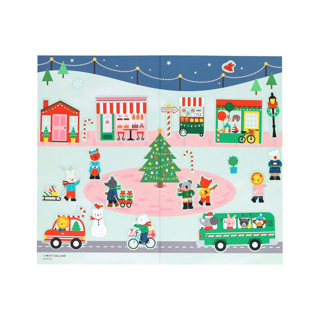 Christmas Town Mini Sticker Set Chronicle Books - Petit Collage Toys & Games - Crafts & Hobbies