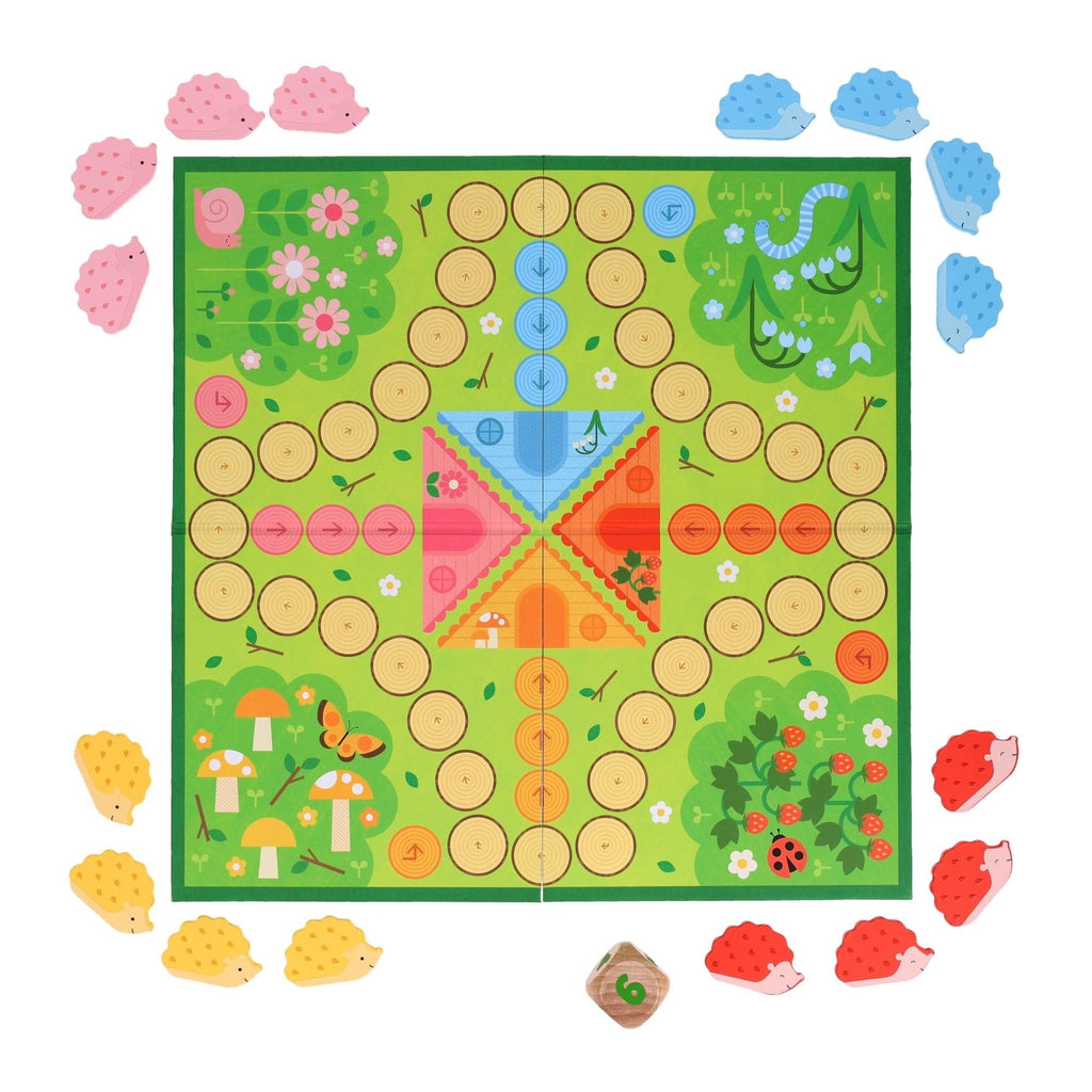 Hurry Home, Hedgehogs! Racing Game Chronicle Books - Petit Collage Toys & Games - Puzzles & Games - Games