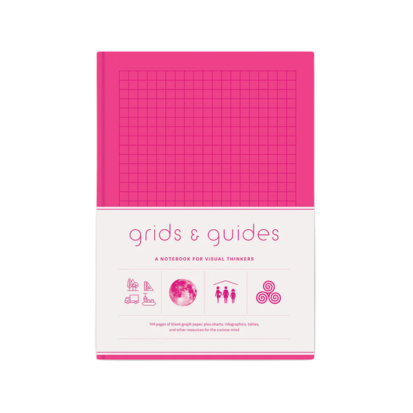 Grids And Guides Pink Notebook Chronicle Books - Princeton Architectural Press Books - Blank Notebooks & Journals