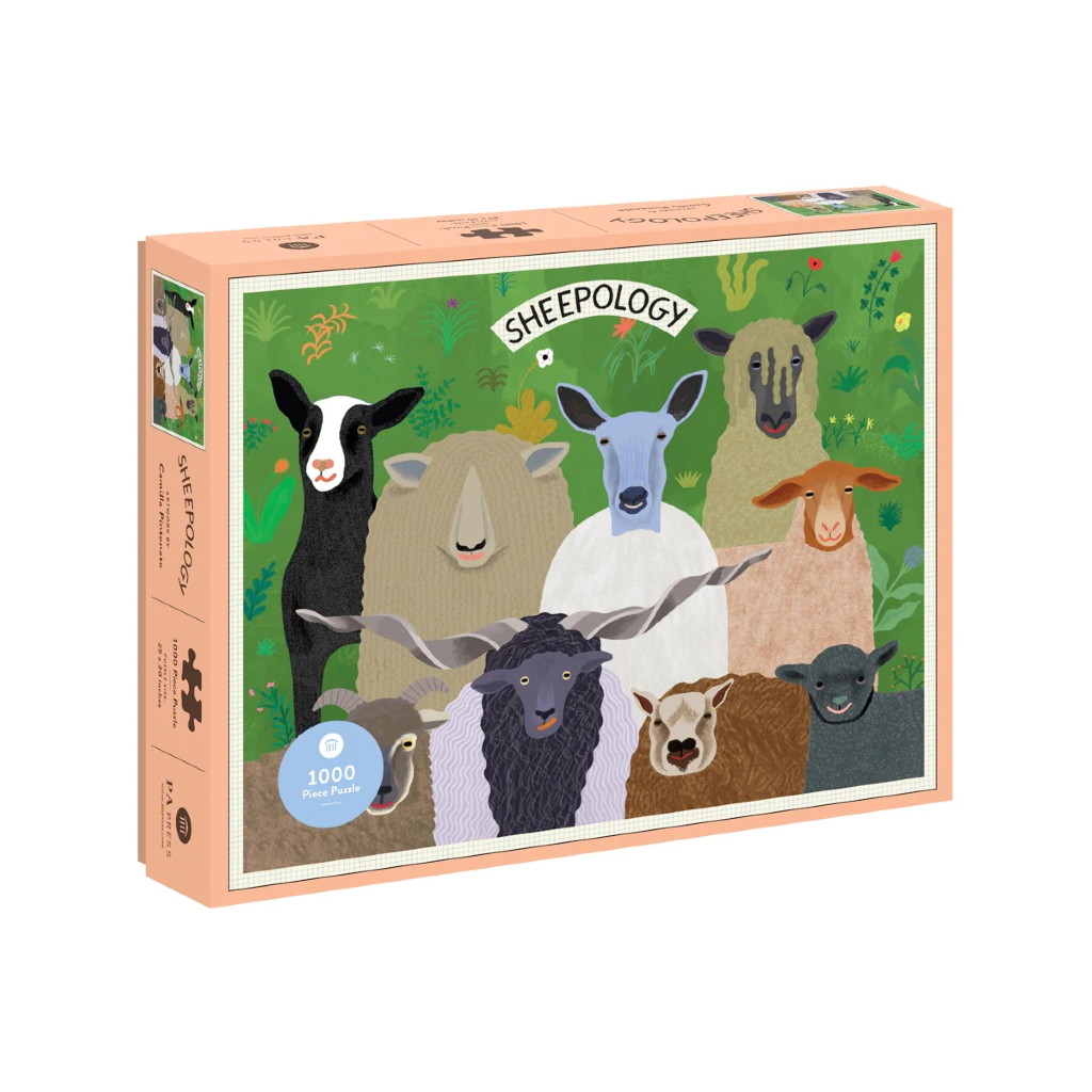 Sheepology 1000 Piece Jigsaw Puzzle Chronicle Books - Princeton Architectural Press Toys & Games - Puzzles & Games - Jigsaw Puzzles