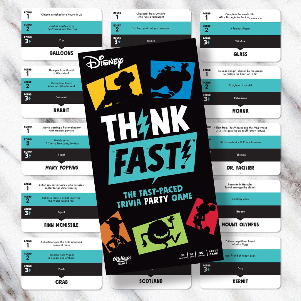 Disney Think Fast! Game Chronicle Books - Ridley's Games Toys & Games - Puzzles & Games - Games