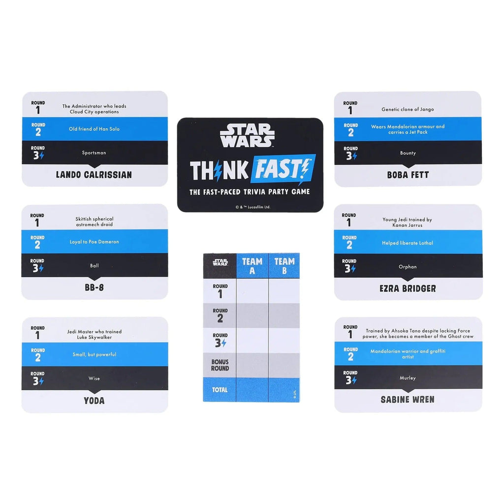 Star Wars Think Fast! Game Chronicle Books - Ridley's Games Toys & Games - Puzzles & Games - Games