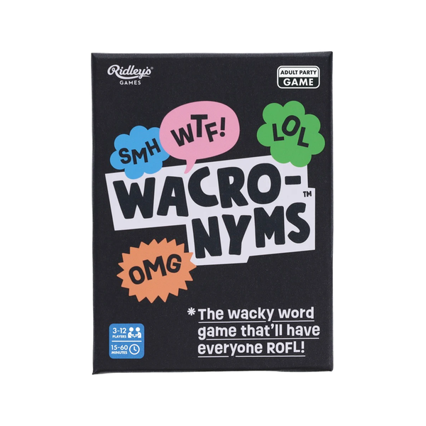 Wacronyms Game Chronicle Books - Ridley's Games Toys & Games - Puzzles & Games - Games