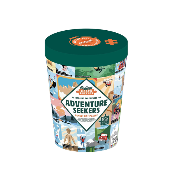 Bucket List Adventure Seekers 1000 Piece Jigsaw Puzzle Chronicle Books - Ridley's Games Toys & Games - Puzzles & Games - Jigsaw Puzzles