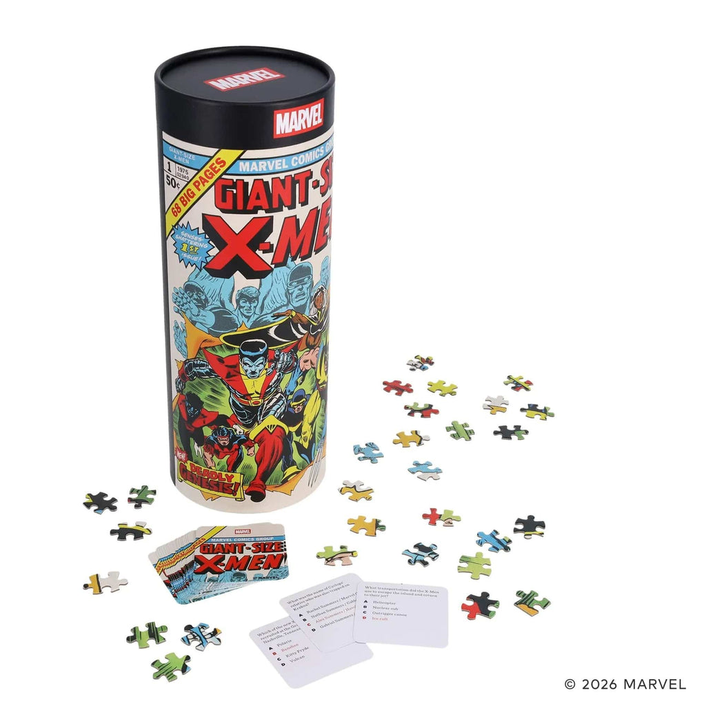 Marvel X-Men 1000 Piece Jigsaw Puzzle & Trivia Chronicle Books - Ridley's Games Toys & Games - Puzzles & Games - Jigsaw Puzzles