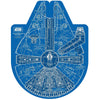 Star Wars Millennium Falcon Shaped 1000 Piece Jigsaw Puzzle & Trivia Chronicle Books - Ridley's Games Toys & Games - Puzzles & Games - Jigsaw Puzzles