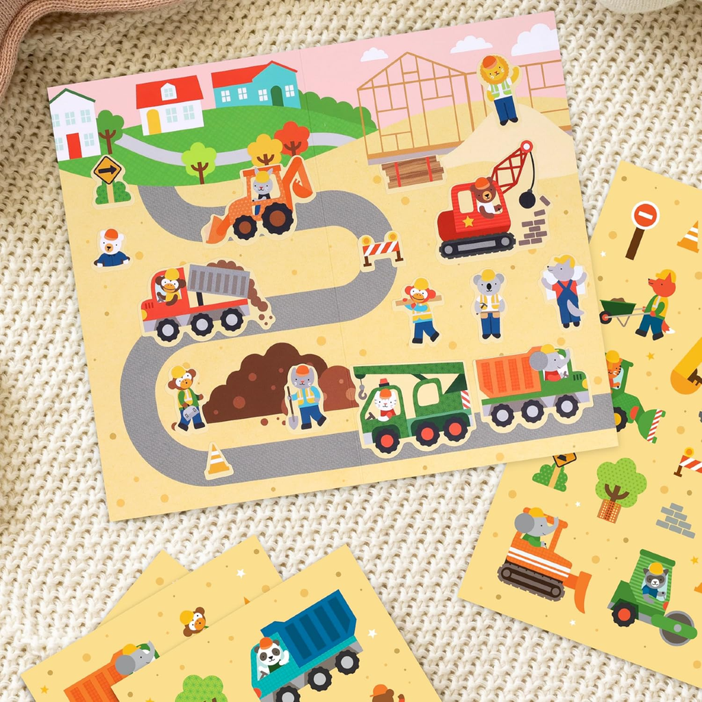 Little Builders Mini Sticker Set Chronicle Books Toys & Games - Crafts & Hobbies