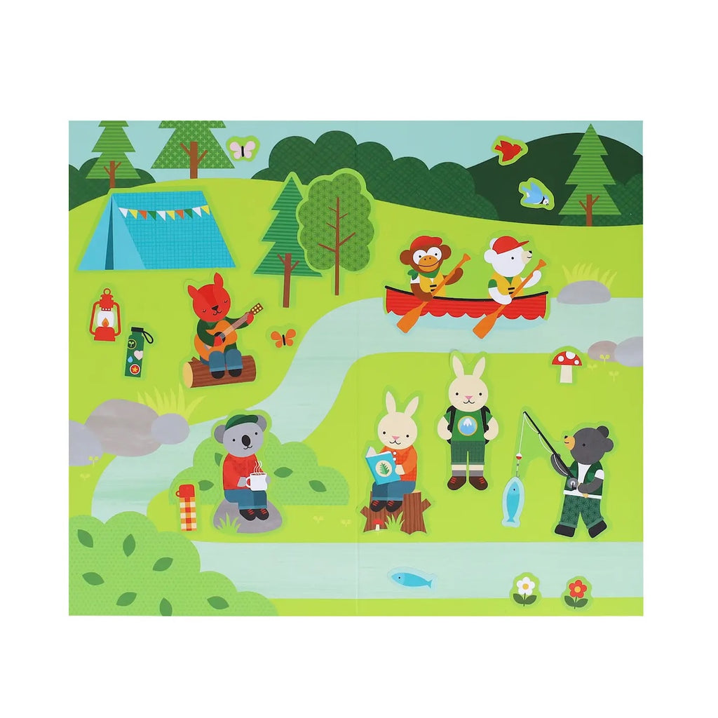 Little Campers Mini Sticker Set Chronicle Books Toys & Games - Crafts & Hobbies