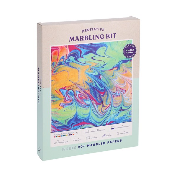 Mindful Crafts: Meditative Marbling Kit Chronicle Books Toys & Games - Crafts & Hobbies