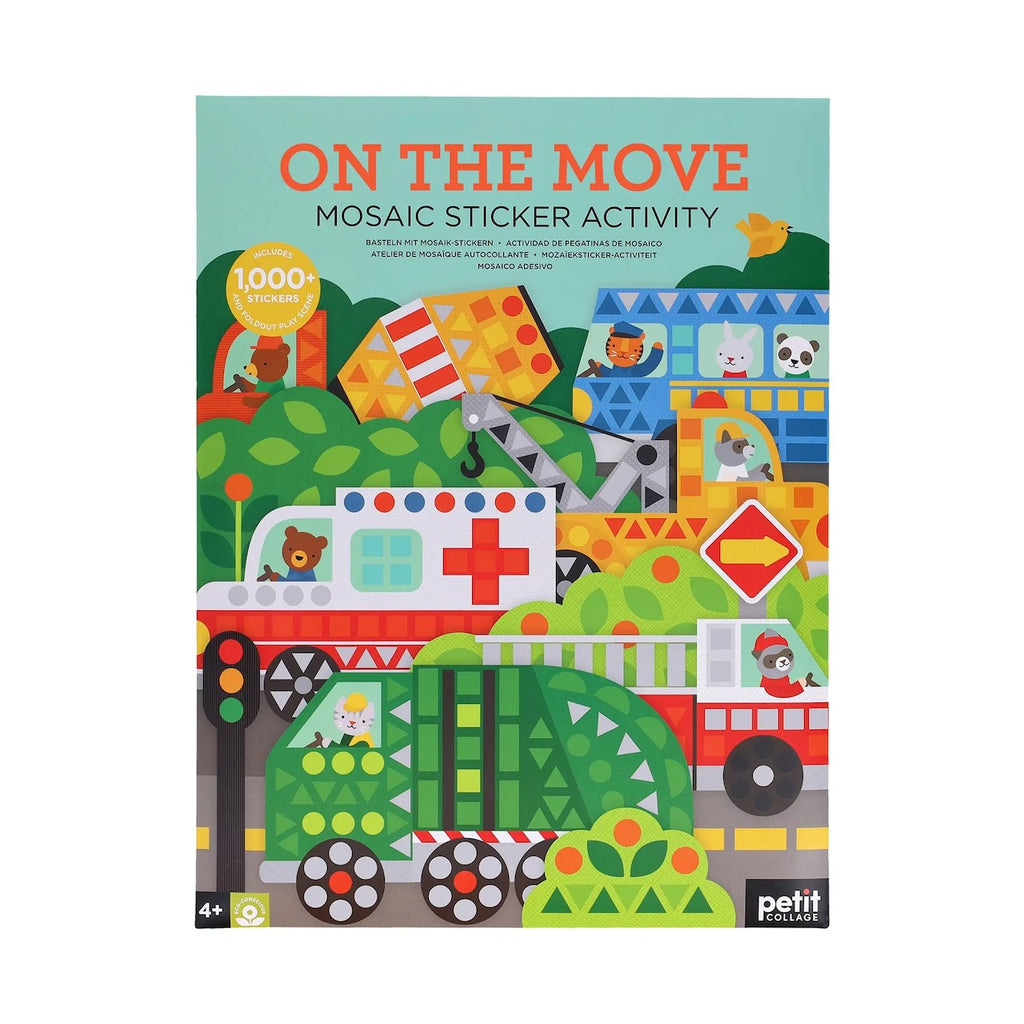 Mosaic Sticker Activity: On the Move Chronicle Books Toys & Games - Crafts & Hobbies