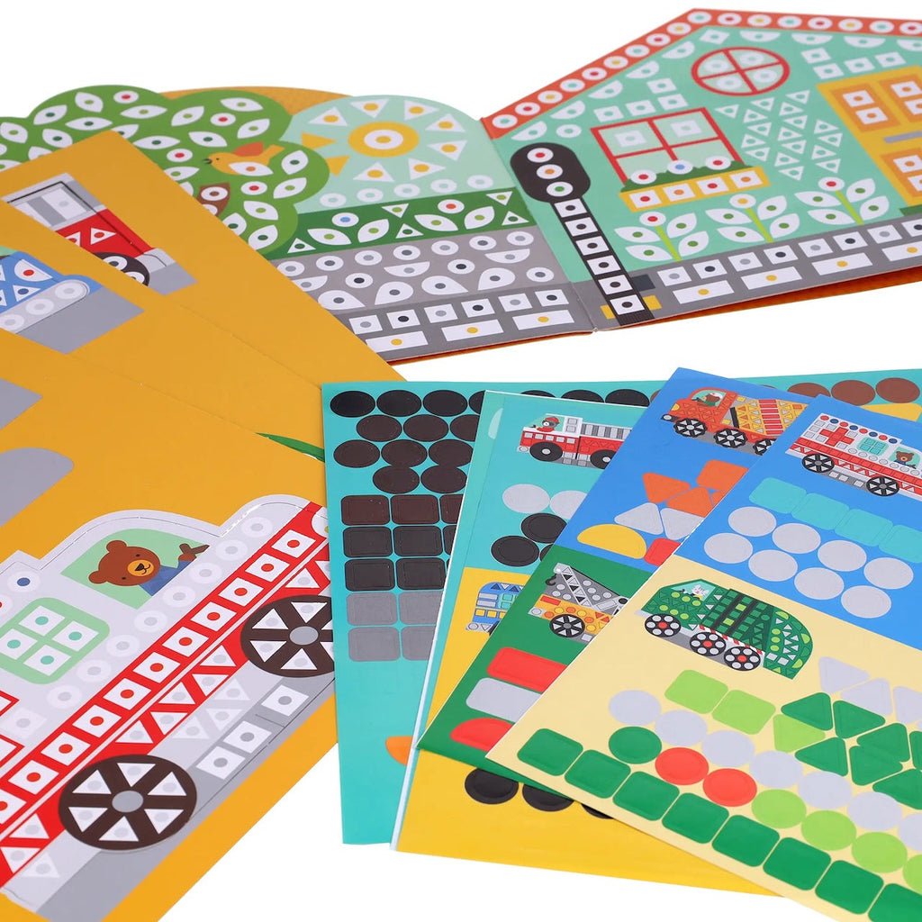 Mosaic Sticker Activity: On the Move Chronicle Books Toys & Games - Crafts & Hobbies