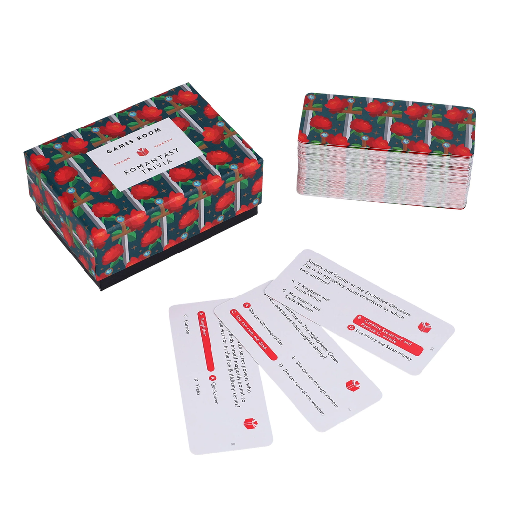 Romantasy Trivia Card Game Chronicle Books Toys & Games - Puzzles & Games - Games